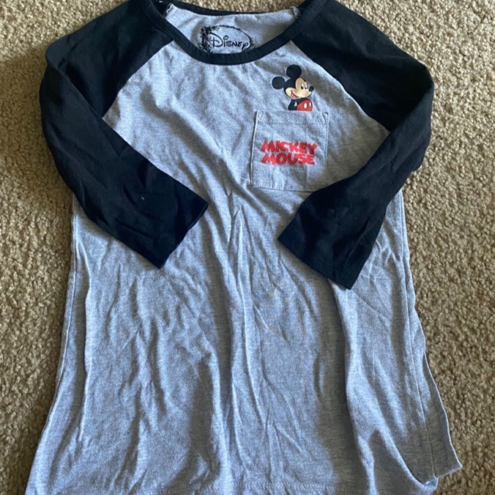 Womens Disney Mickey Mouse Pocket Tshirt